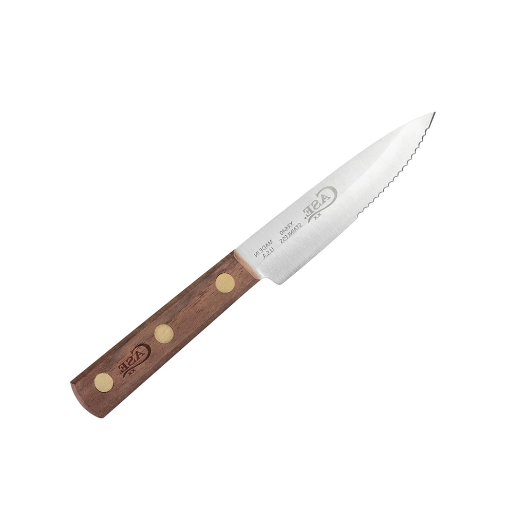 Case Knives 11079 Steak Knife with Solid Walnut Handle – 5" Tru-Sharp Surgical Stainless Steel Blade Kitchen Cutlery