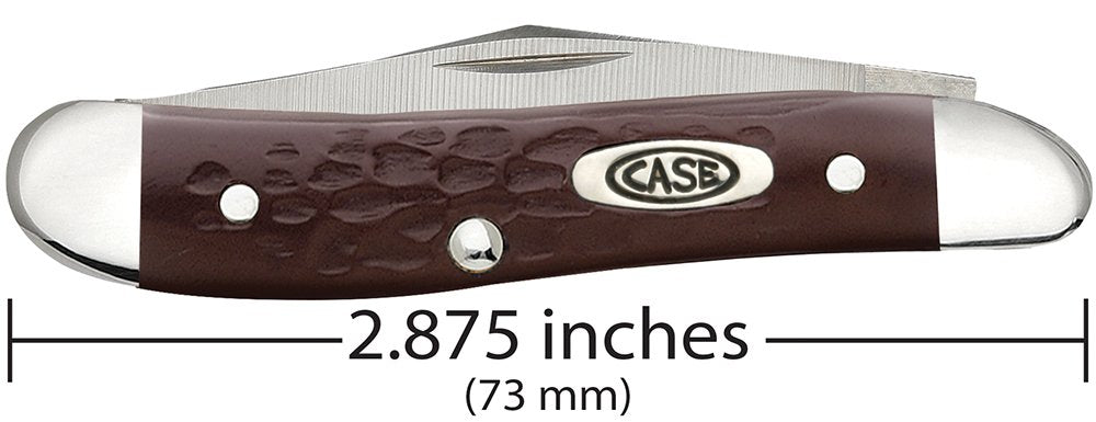 Case Working Peanut Brown Stainless Steel 2.88 in. Pocket Knife