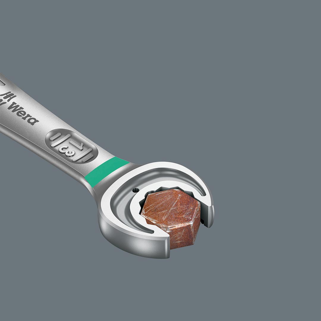 Wera 05073275001 Joker Metric Ratcheting Combination Wrench – 15mm x 200mm (7-7/8″)