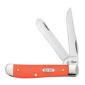 Case WR XX Pocket Knife Orange Synthetic Mini Trapper Item #80505 - (4207 SS) - Length Closed: 3 1/2 Inches
