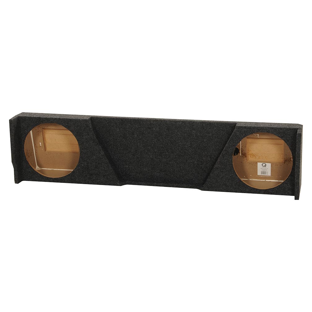 Rockville REC30 Dual 12" Subwoofer Box Enclosure, Downfire Design, High-Grade MDF, Charcoal Carpet, Custom-Fit, Durable Build, for 07-13 GMC/Chevy Xcab High-Trans