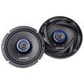 Autotek Street Machine 6.5" 2-Way Shallow Car Audio Coaxial Speakers with Neo Mylar Soft Dome Tweeters for Crystal Clear Sound & Poly Cones, Pair