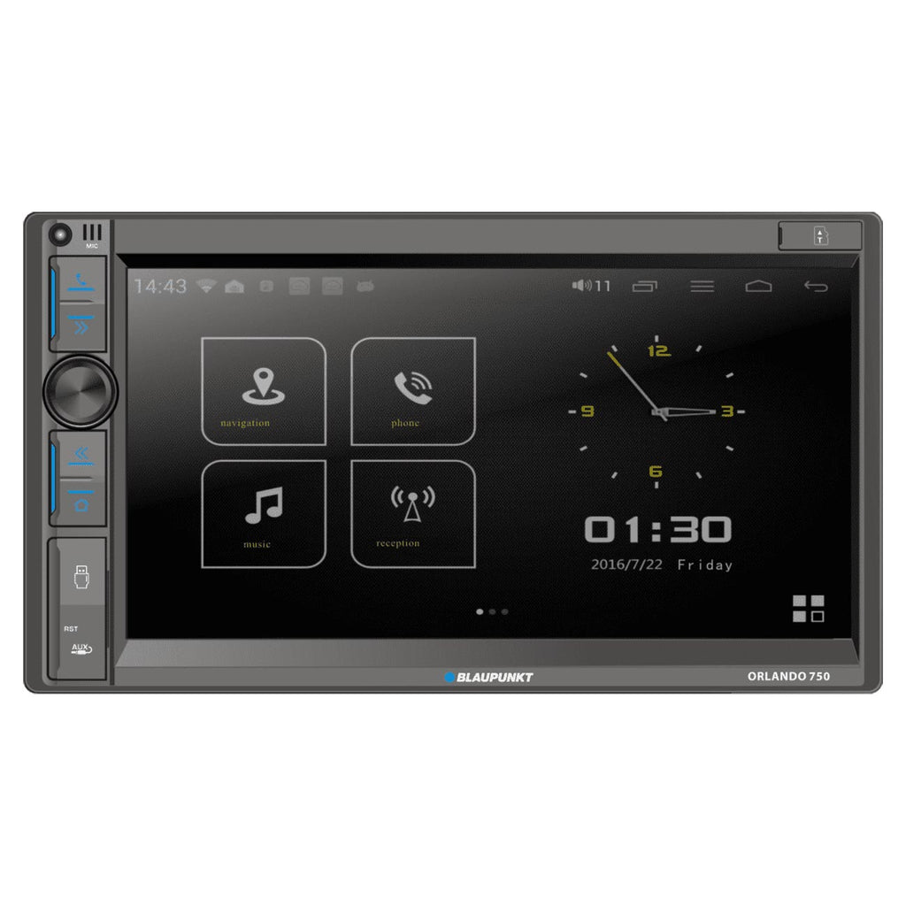 BLAUPUNKT ORLANDO750 Car Stereo - 6.9" Touchscreen, Wireless Apple CarPlay, Wireless Android Auto, Bluetooth, USB Playback, EQ Presets, Safety Features