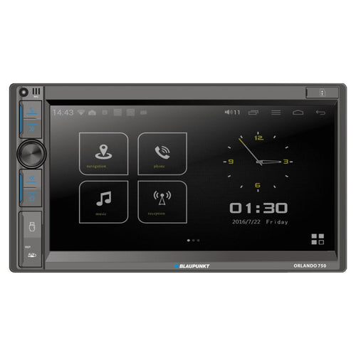 BLAUPUNKT ORLANDO750 Car Stereo - 6.9" Touchscreen, Wireless Apple CarPlay, Wireless Android Auto, Bluetooth, USB Playback, EQ Presets, Safety Features