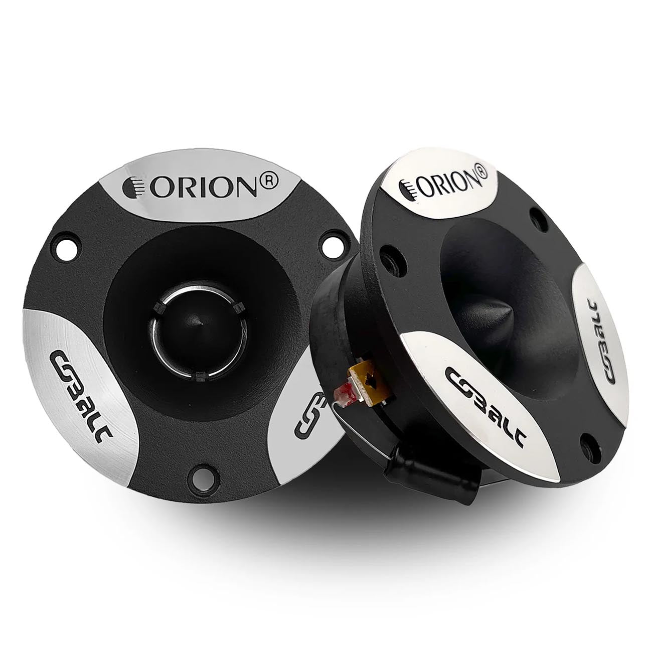 ORION Cobalt Series CTW101 3.75” Super Bullet Tweeter | Aluminum Diaphragm, 1” Voice Coil, 50W RMS, 200W Max, Built-in Crossover - Pro Car Audio Sound System Tweeter (Pair)