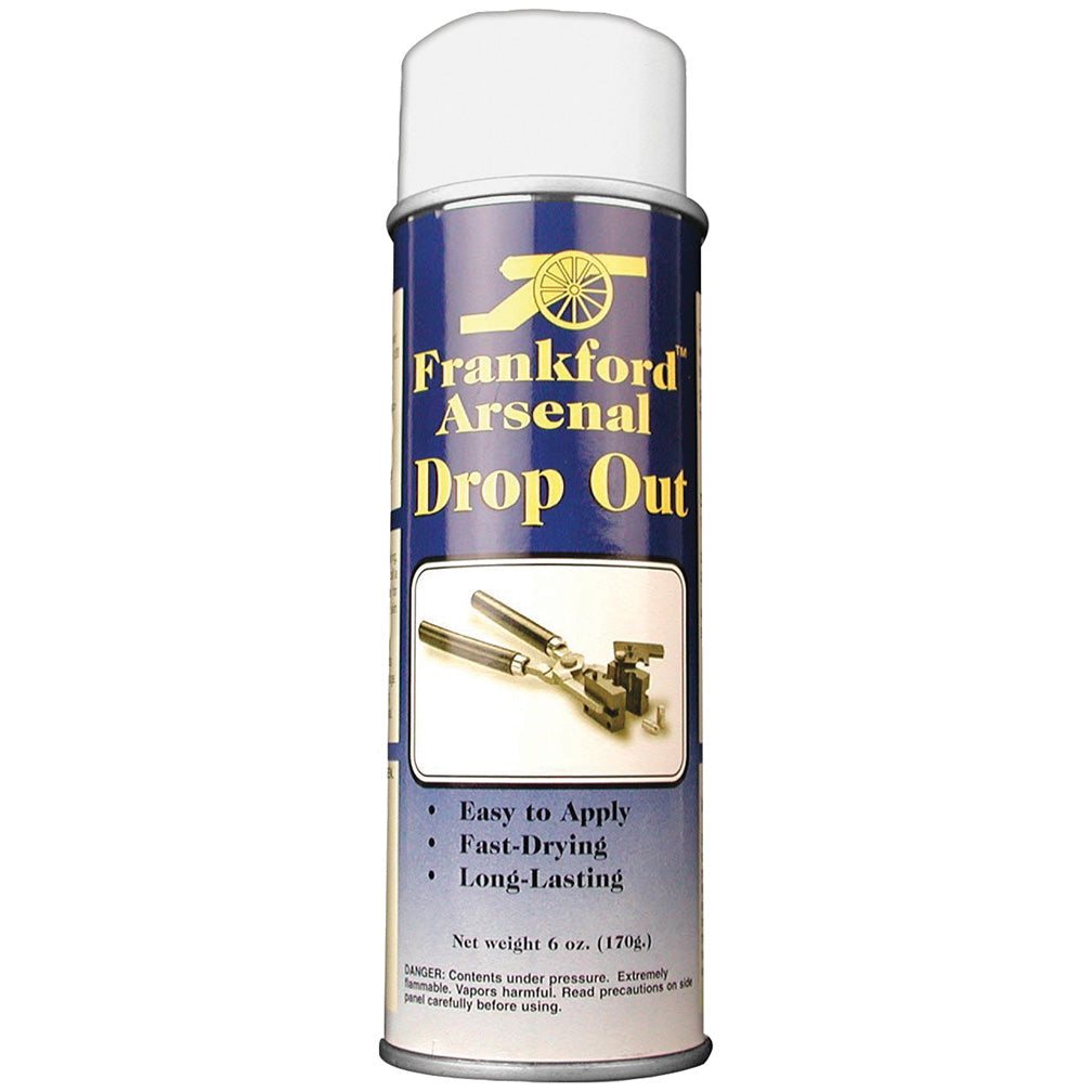Frankford Arsenal 6 oz. Aerosol Drop Out Bullet Mold Release Agent for Reloading, blue, white