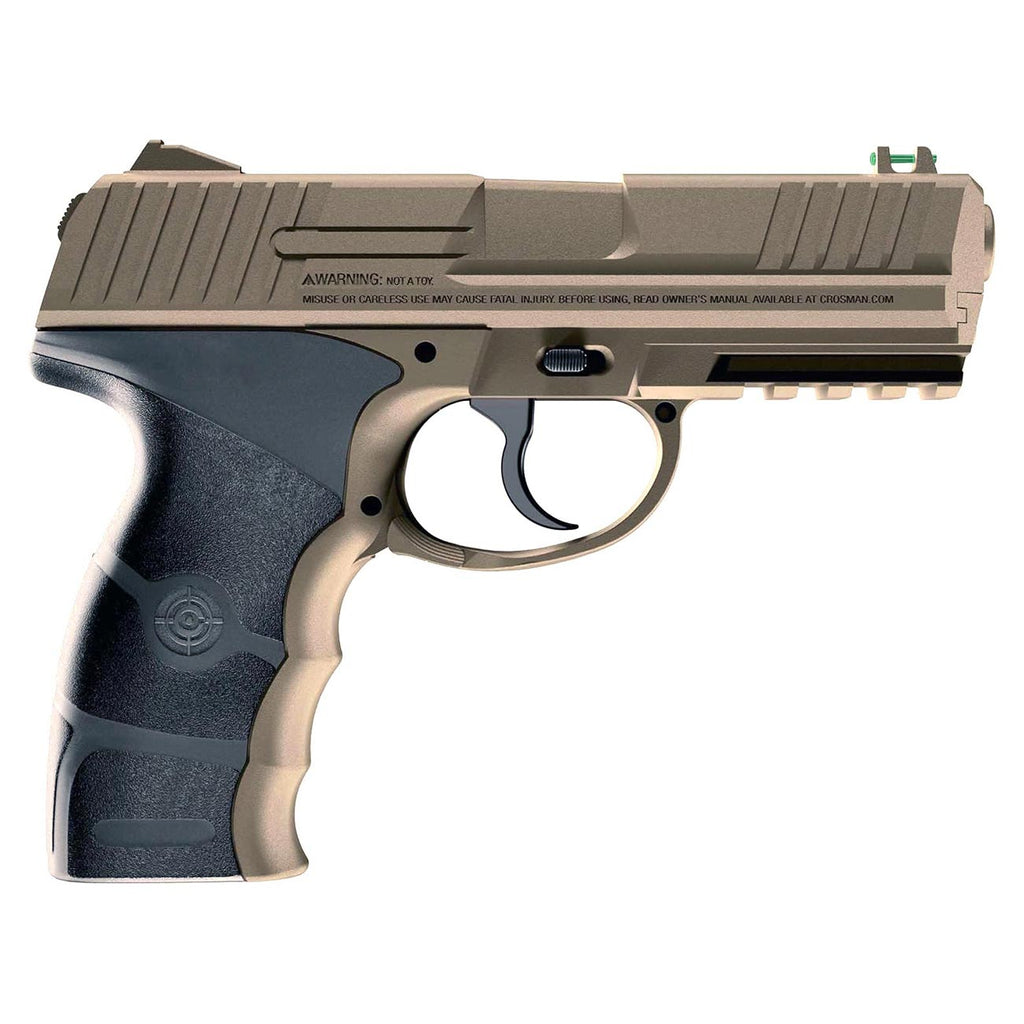 Crosman MK45 CO2-Powered Semi-Auto BB Air Pistol, Earth/Black