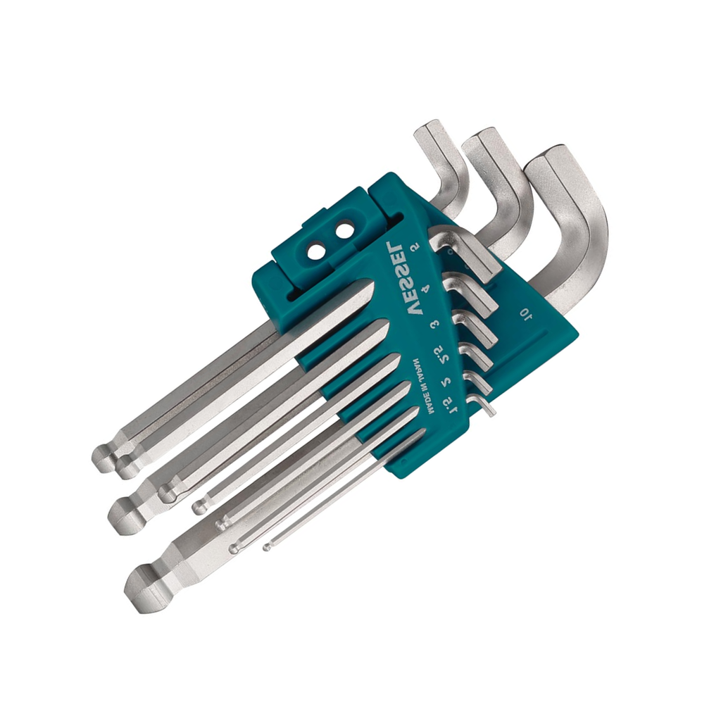 VESSEL Ball Point Hex L-Key Wrench Stubby (Short Type) 9PC. Set No.8209BP-SU 8209BPSU