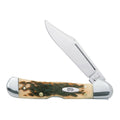 Case XX WR Pocket Knife Mini Copperlock Amber Bone W/Shield Item #133 (61749L SS) 3 5/8 inches Closed