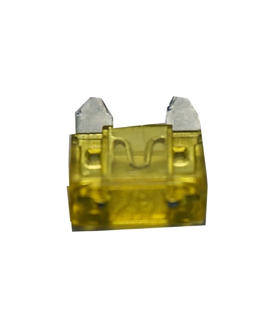Audiopipe AST20A Ast Fuse 20amp 25 Pack Mini Blade; Blister Pack Audiopipe