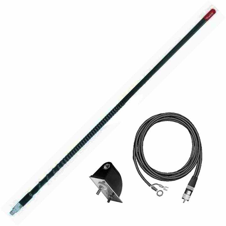 Firestik LG3M2W 3 [92cm] Single Side Mount Lightweight ngp Kit [white]