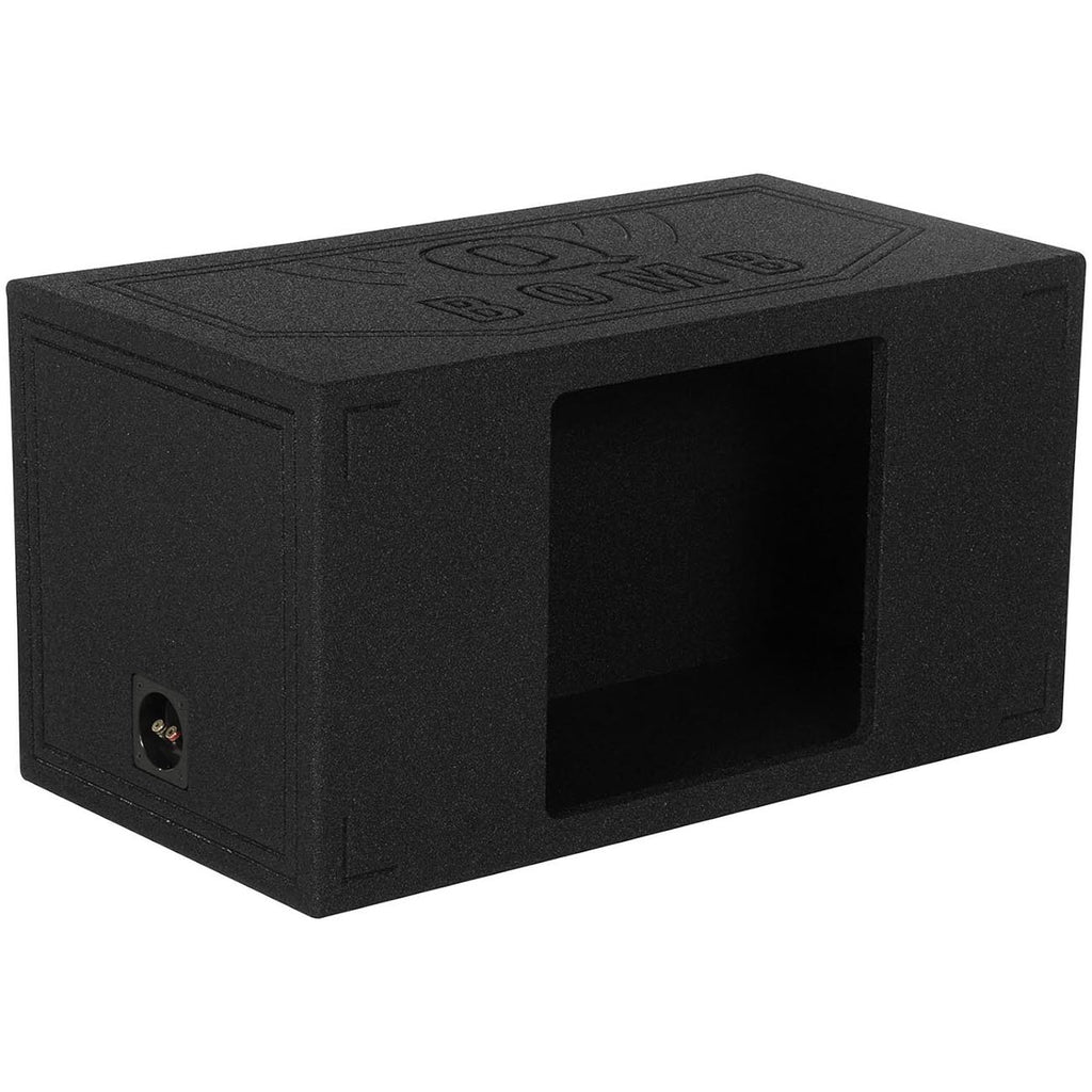 Rockville RQB15SQ Single 15" Side Ported Sub Box Enclosure, Solo Baric L7S/L7R Compatible, Deep Bass, Durable MDF, Black Carpet, for Car Audio Enthusiasts