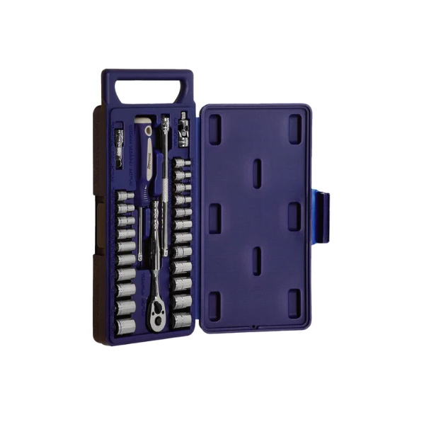 Williams 50661 1/4-Inch Drive Socket and Drive Tool Set, 27-Piece