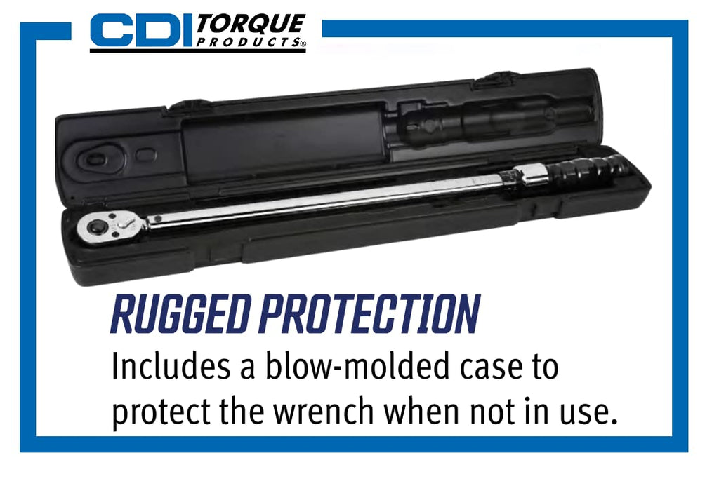 CDI 1501MRPH 1/4-Inch Drive Adjustable Micrometer Torque Wrench, Torque Range 20 to 150-In.lbs