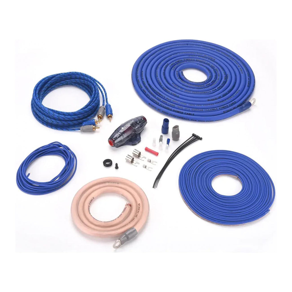 Orion XTR 4 Gauge Amplifier Wiring Kit – 100% OFC Copper, 3500W Power | 4-Gauge Wire, 3500W, High Current Subwoofer Wiring Kit