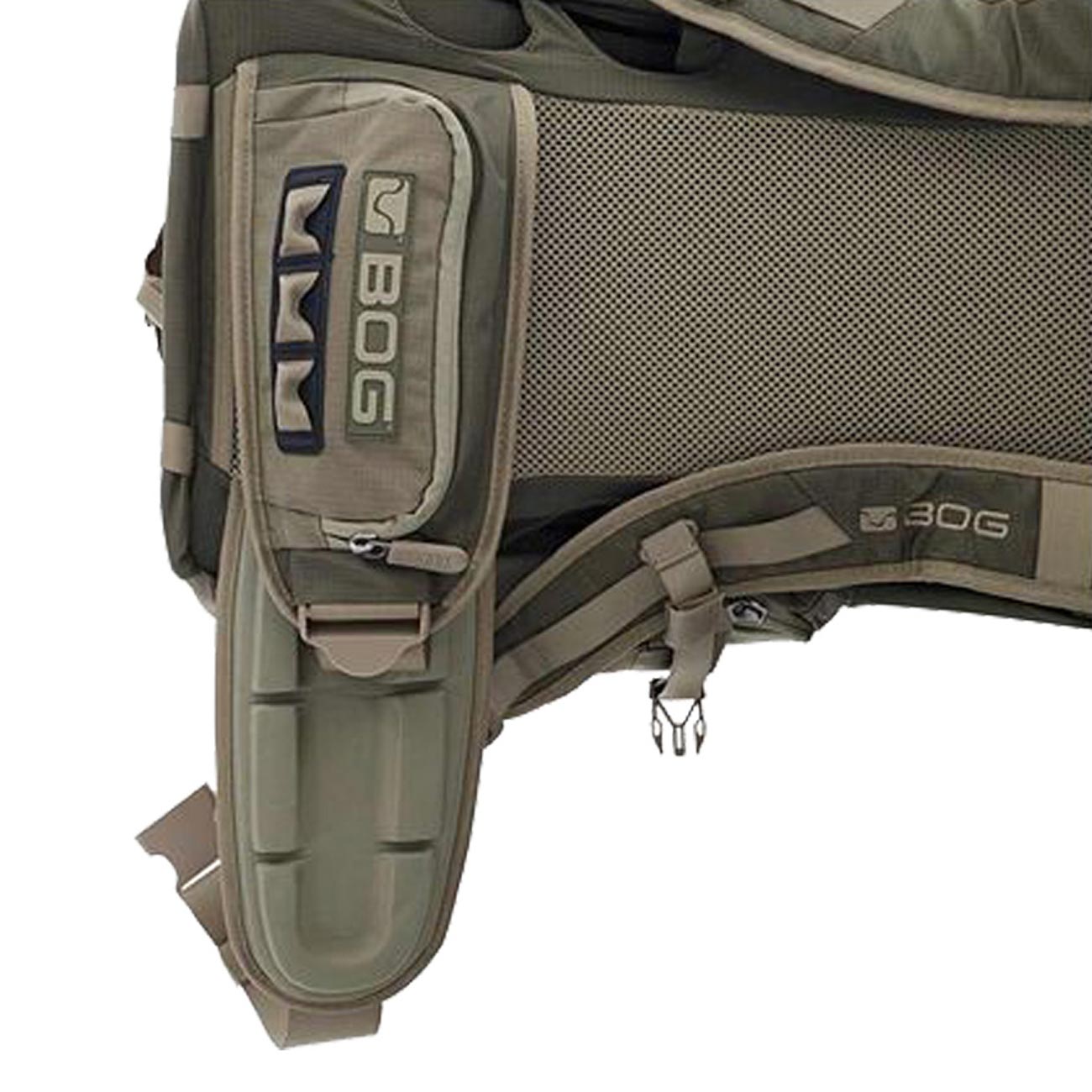 BOG Day Pack Bag with Detachable Carry Boot and Rain Cover, Lightweight Ripstop, Heavy-Duty, Large Capacity, for Hunting, Outdoors, EDC
