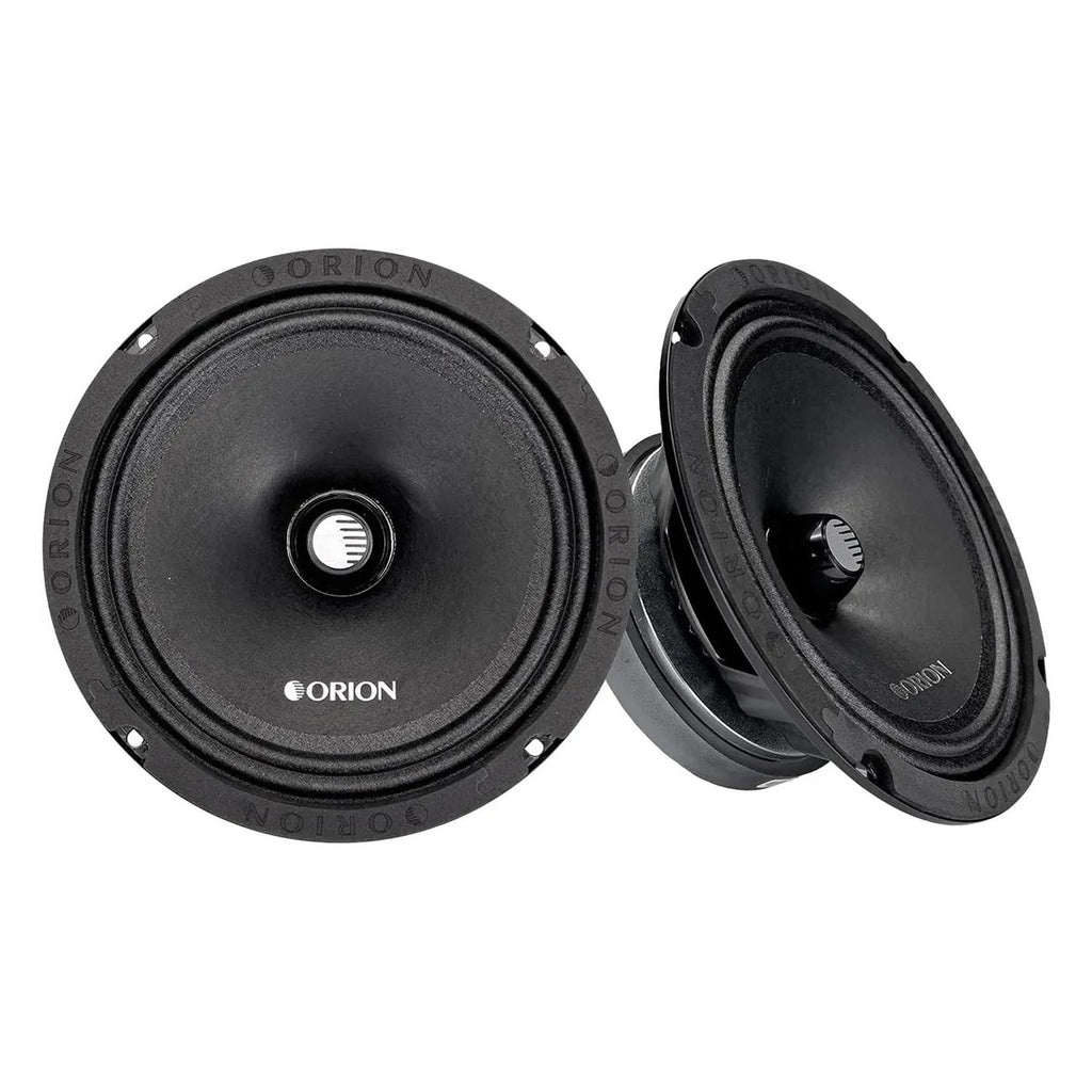 ORION Cobalt CM854 High Efficiency 8" Mid-Range Bullet Loudspeakers, 1200W Max Power, 300W RMS, 4 Ohm, 1.5" Voice Coil - Pro Car Audio Stereo, Midrange Speakers (Pair)