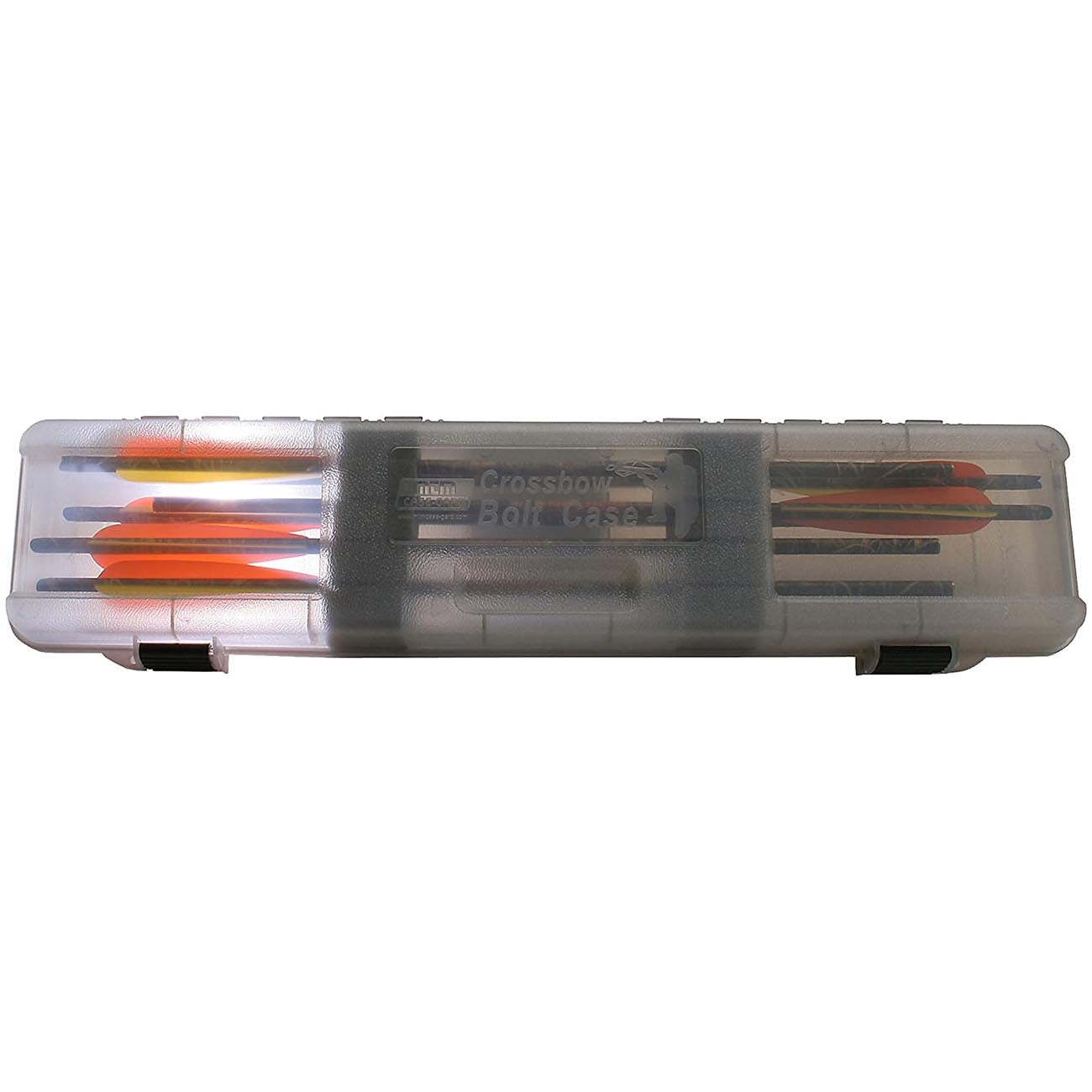 MTM BHCB-41 Crossbolt Case, Holds 12 Bolts up to 23", USA Made, Clear Smoke