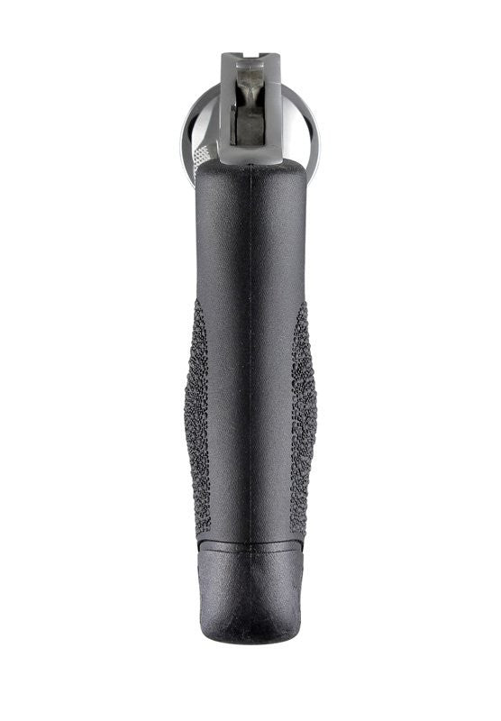 Hogue OverMolded Rubber Monogrip for S&W J-Frame Revolver, Round Butt Revolver Grip, Black - 60000