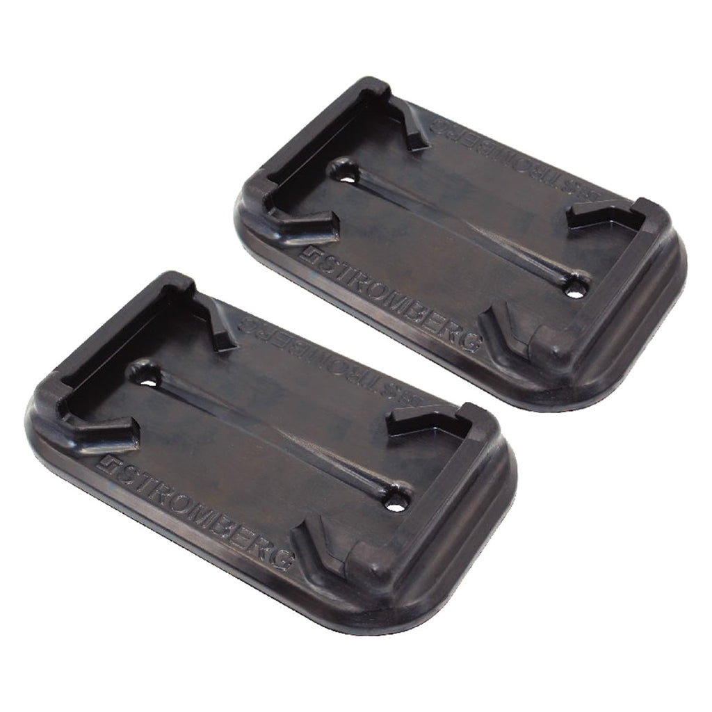 Stromberg Carlson 2-Pack Scissor Jack Shoe - Jack Pads That Stay Attached - Moulded EPDM Rubber Pads w/Drain Holes - Scissor Jack Pads for RV and Campers - Made in The USA