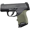 Hogue HandAll Beavertail Rubber Grip Sleeve for SIG SAUER P365, OD Green - 18701