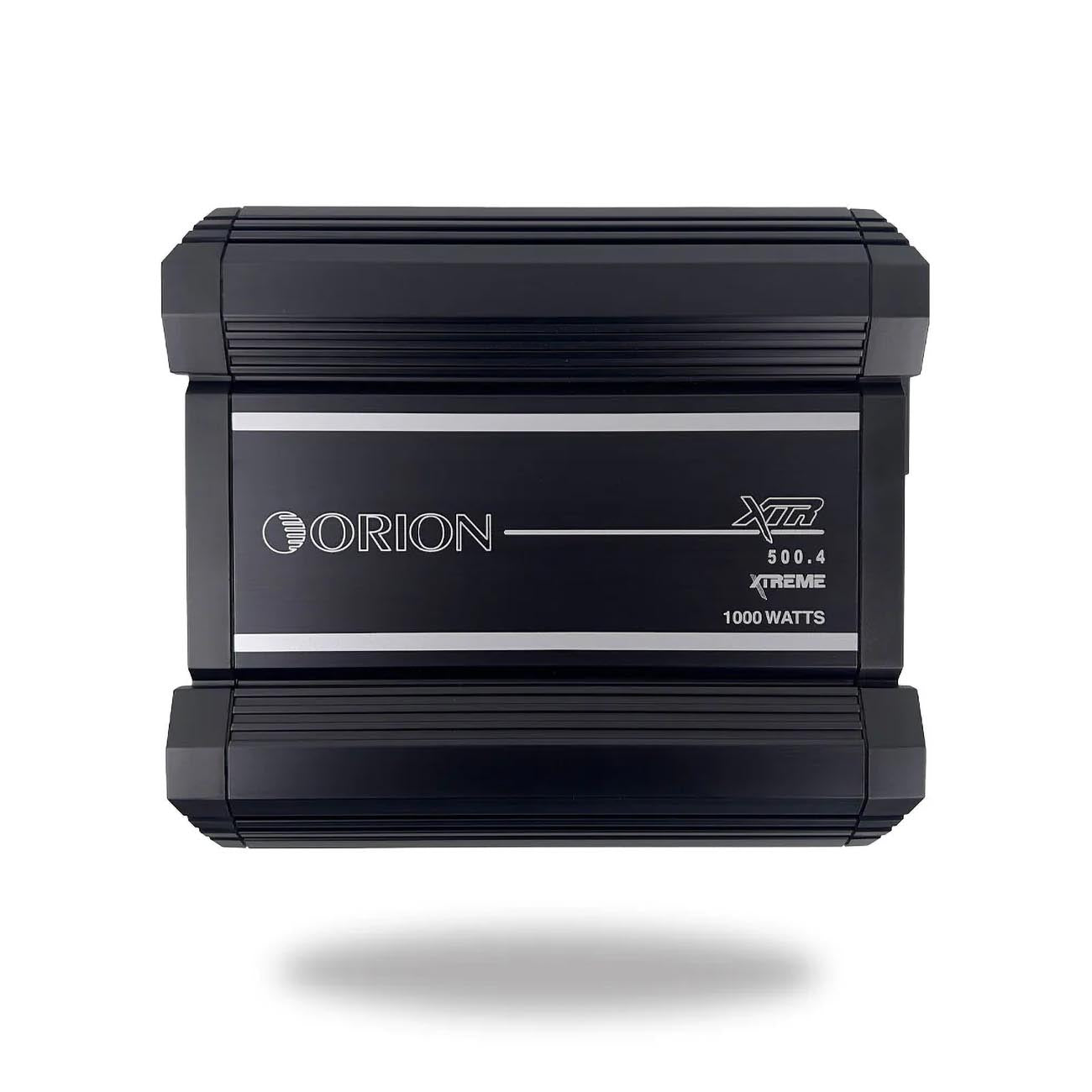 Orion XTR Series XTR500.4 High Power Class A/B 4-Channel Amplifier - 500W RMS, 2/4 Ohm Stable, High/Low Pass Crossover, Bass Boost Control, MOSFET Power Supply, Bass Knob Included, Made in Korea