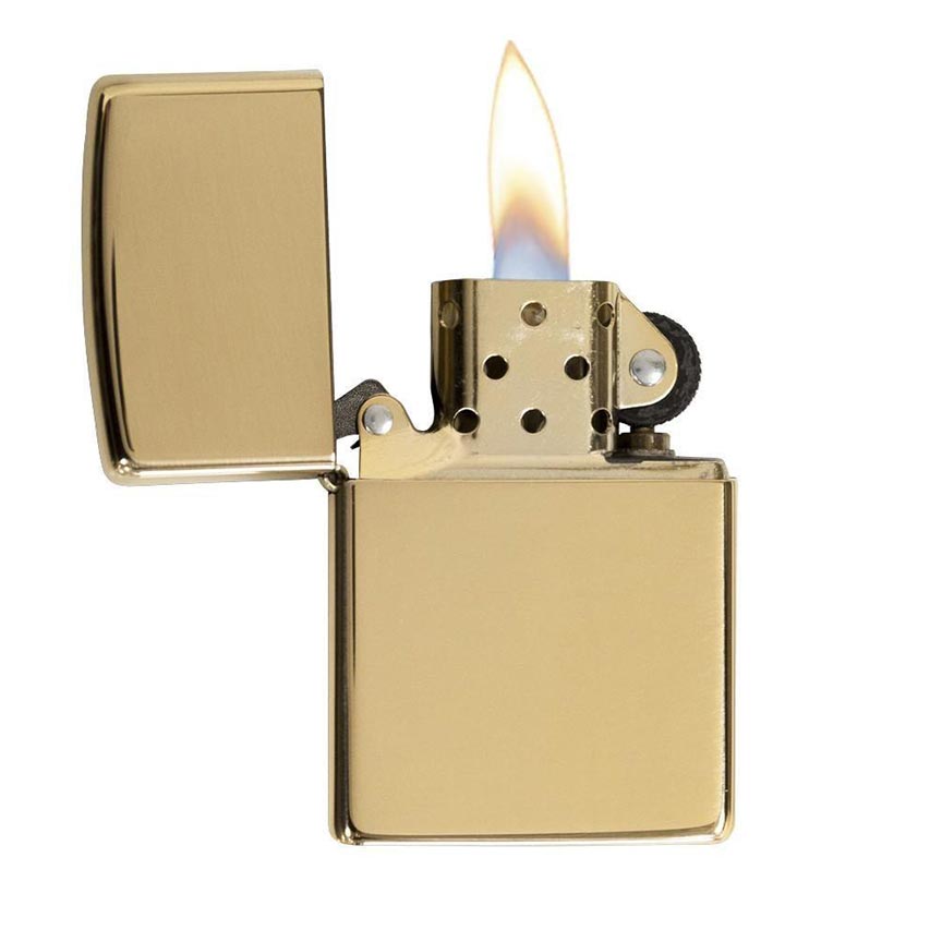 Zippo Classic High Polish Brass Pocket Lighter