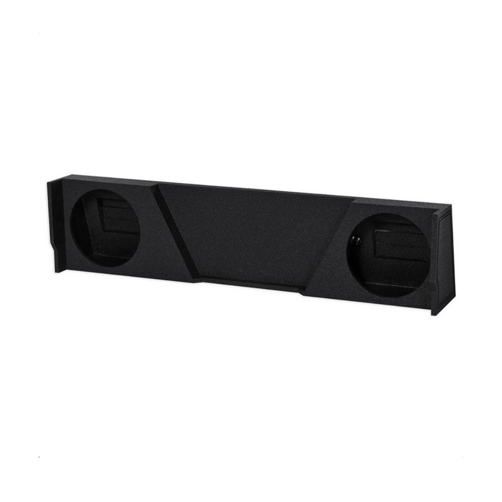 QPower QBGMC12 2007 HT QBomb Under Seat 12 Inch Subwoofer Enclosure Speaker Box with 5.5 Inch Mount for 2007 to 2013 GMC & Chevy Extended Cab Trucks