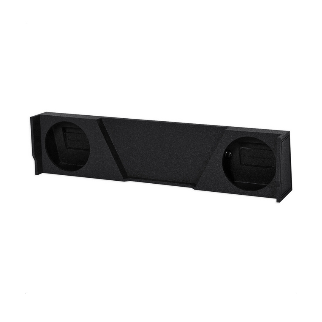 QPower QBGMC12 2007 HT QBomb Under Seat 12 Inch Subwoofer Enclosure Speaker Box with 5.5 Inch Mount for 2007 to 2013 GMC & Chevy Extended Cab Trucks