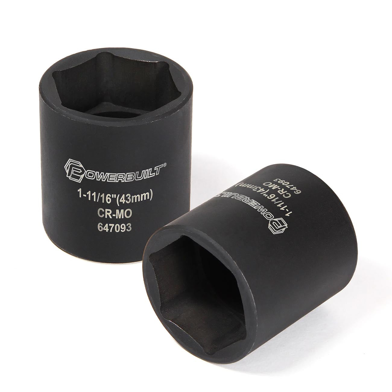 Powerbuilt 1/2 Inch Drive 1-11/16 Inch Dodge Spindle Nut Socket - 647093