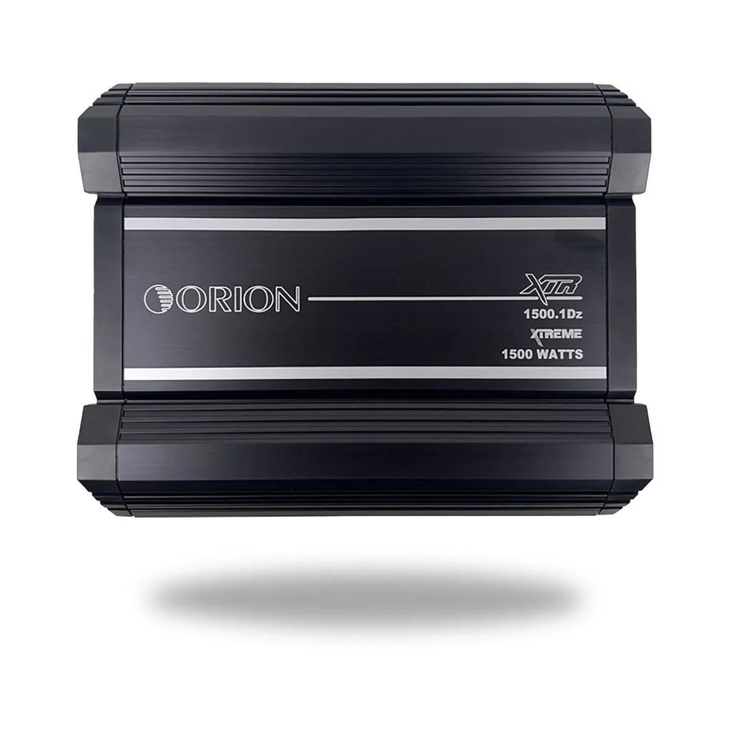 Orion XTR Series XTR1500.1DZ High Power Monoblock Class-D Car Amplifier - 1500W RMS, 1-Ohm Stable, Low-Pass Crossover, Bass Boost Control, MOSFET Power Supply, Bass Knob Included, Made in Korea