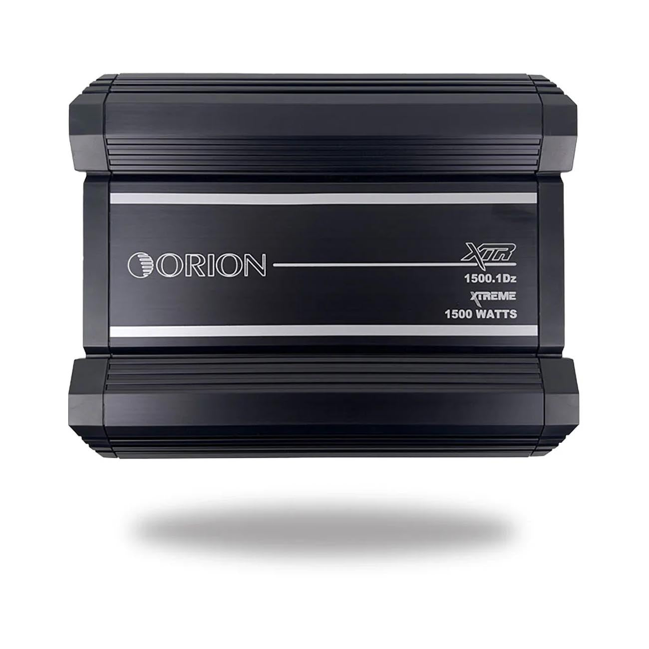 Orion XTR Series XTR1500.1DZ High Power Monoblock Class-D Car Amplifier - 1500W RMS, 1-Ohm Stable, Low-Pass Crossover, Bass Boost Control, MOSFET Power Supply, Bass Knob Included, Made in Korea