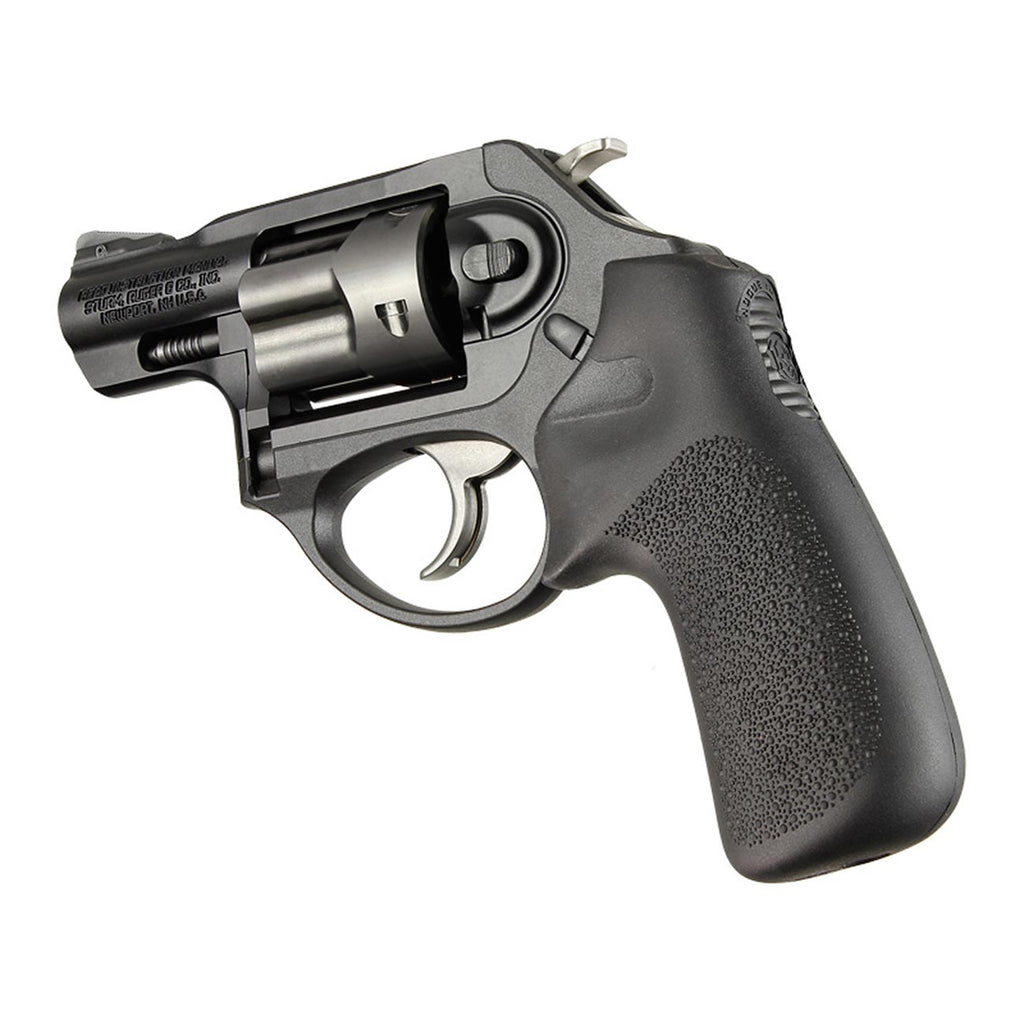 Hogue Tamer Cushion Rubber Grip Without Finger Grooves for Ruger LCR and LCRX, Black - 78030