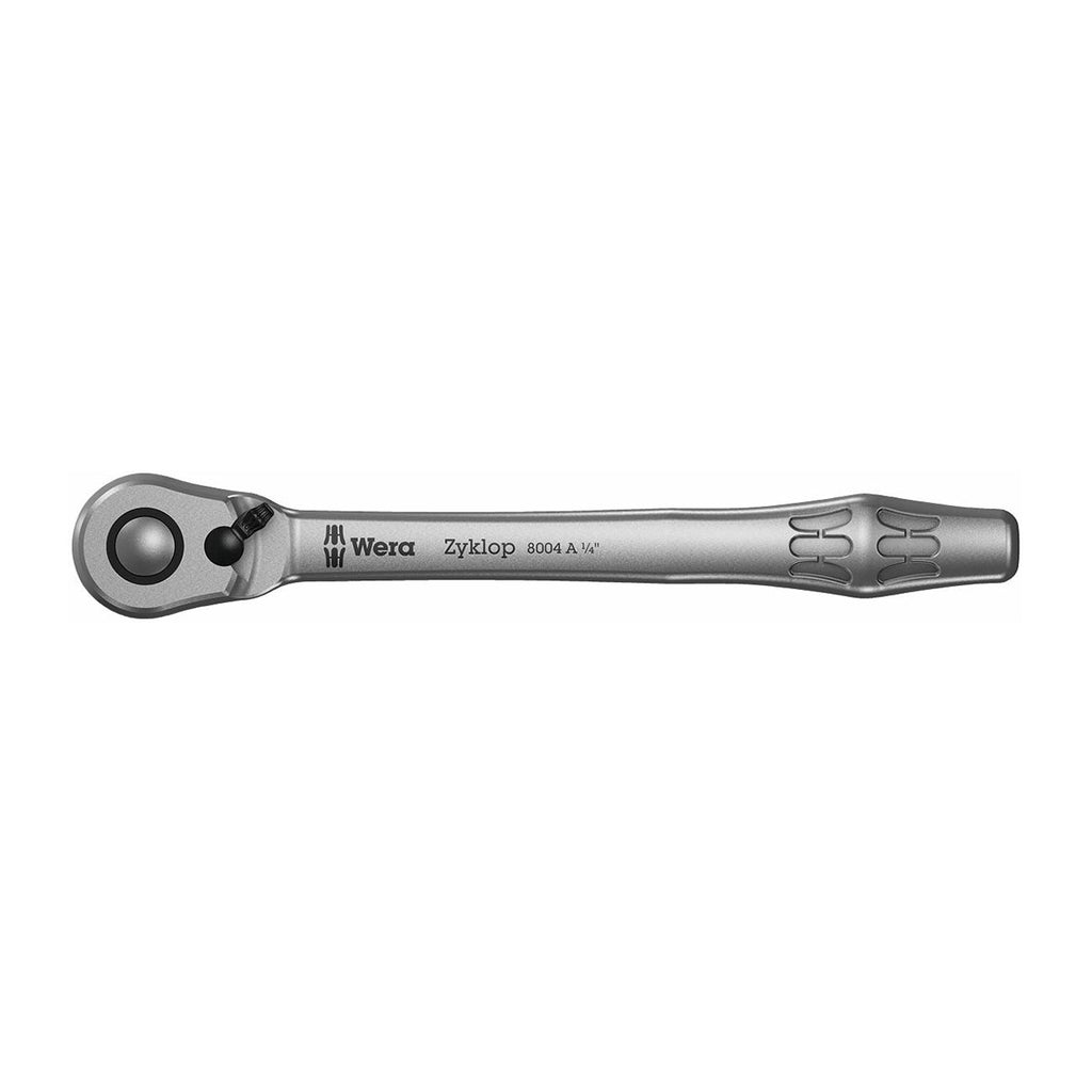 Wera 05004078001 8100 SC 8 Zyklop Metal Ratchet Set with Switch Lever, 1/2" Drive, Metric, 28 Pieces
