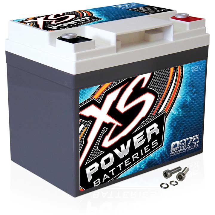 XS Power D975 12 V AGM Power Cell – 2100 Max Amps / 43 Ah High‑Performance Sealed Battery