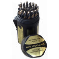 DRILL AMERICA DA29JCOPC 1/16″-1/2″ Cobalt Jobber Drill Bit Set – 1/64” Size Increments (29 Piece)