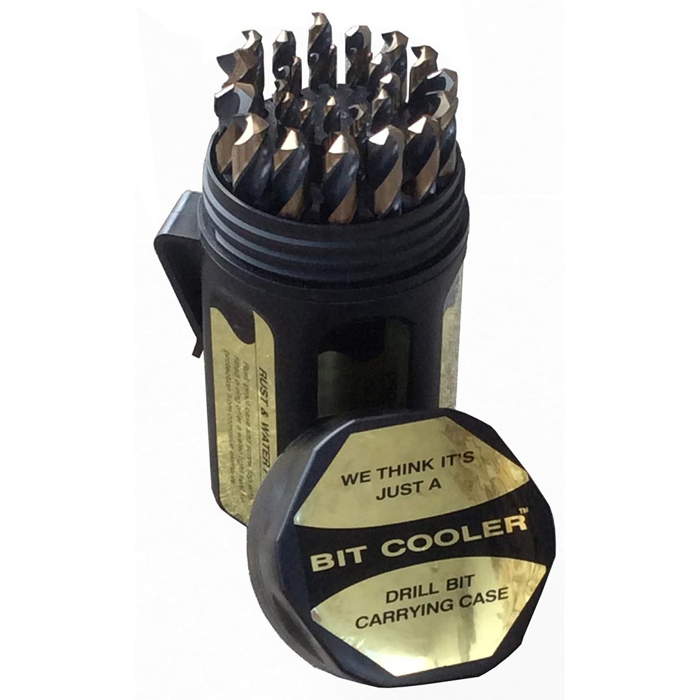 DRILL AMERICA DA29JCOPC 1/16″-1/2″ Cobalt Jobber Drill Bit Set – 1/64” Size Increments (29 Piece)