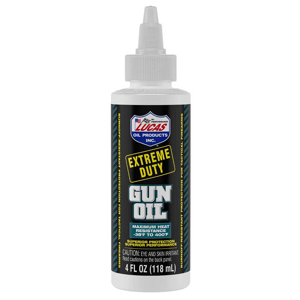 Lucas Oil 10877 Extreme Duty Gun Oil (4oz.), 1 Pack