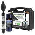 UView 560000 Automotive Combustion Leak Test Kit for Head Gaskets, Cylinder Heads and Engine Block Leaks, Gas/Diesel Engines, Dual-Chamber Tester Filters Alkaline Particles, 16oz Testing Fluid