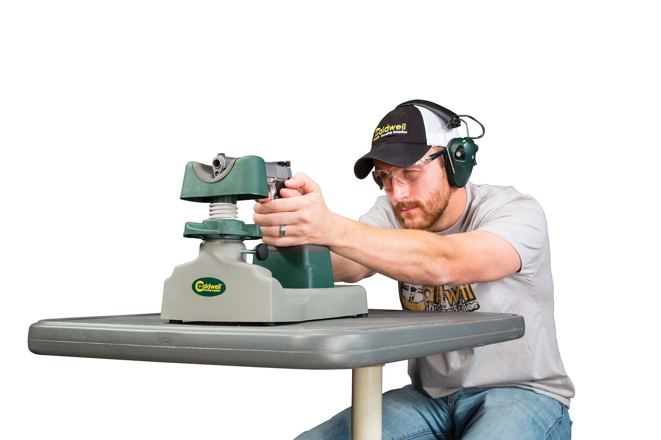 Caldwell Pistolero 562771 with Vertical and Horizontal Adjustments and Durable Construction for Pistols, Range, Sight In Outdoors and Precision Shooting