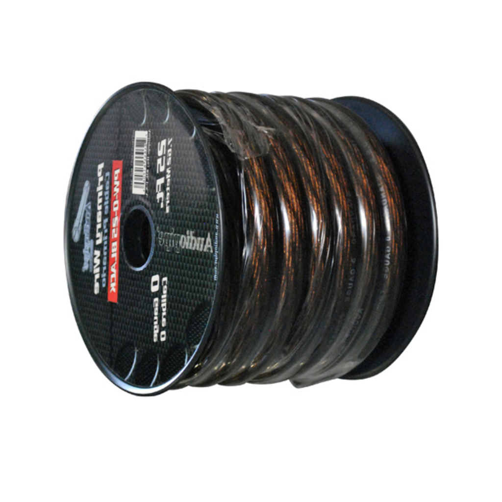 Audiopipe PW025BK Power Wire Audiopipe 0ga. 25 Black