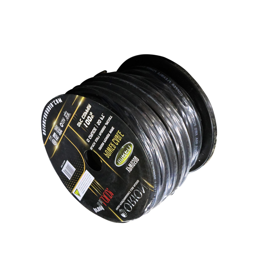 Orion XTR XPW050B 0 Gauge Wire Roll (50ft) OFC Pure Copper - High Powered Car Audio/Amplifier Power & Ground Cable, Battery Cable, Stereo, Welding Battery, RV Trailer Wiring