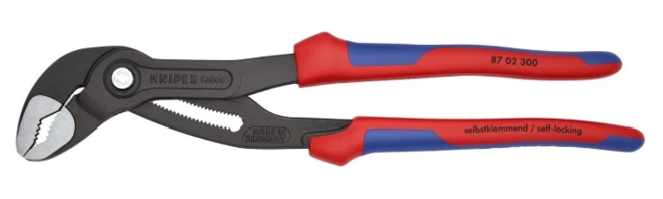 KNIPEX - 87 02 300 Tools - Cobra Water Pump Pliers, Multi-Component (8702300)