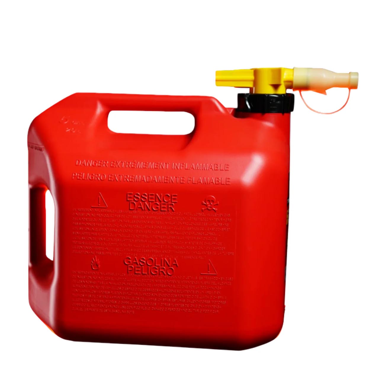 No-Spill NSP-1460, 5 Gallon Gas Can for Fuel with View Stripe,Red