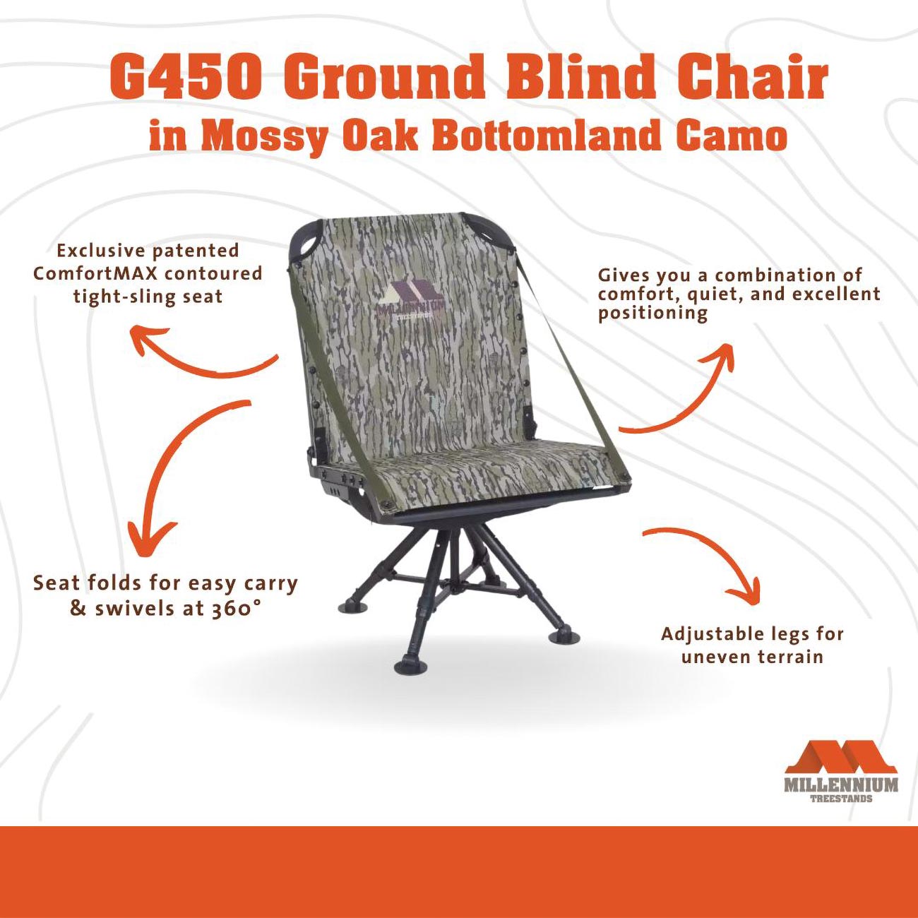 Millennium Treestands G450 Ground Blind Chair