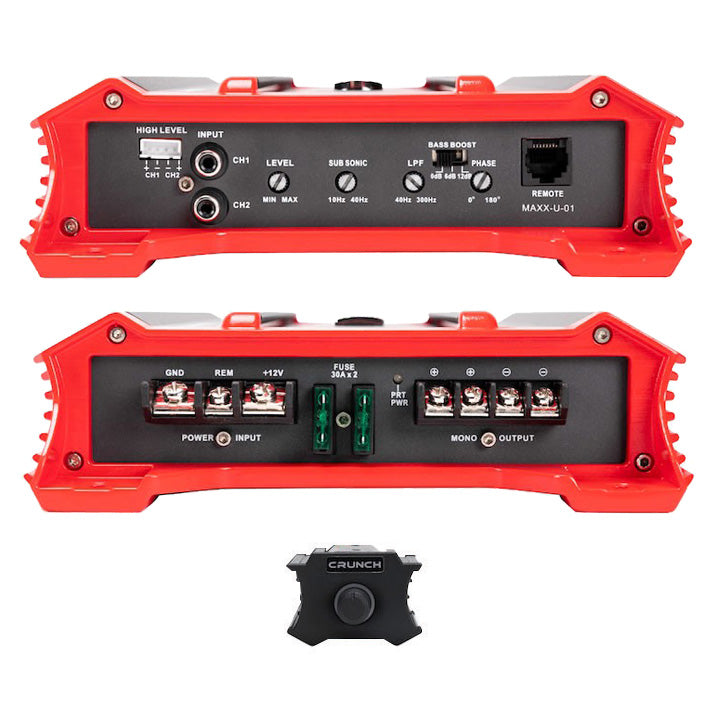 Crunch Ground Pounder GP-2500.1 2500 Watt Monoblock Amplifier