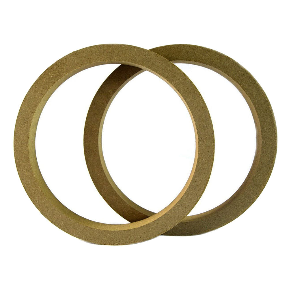 Nippon RING15R 15″ MDF Speaker Rings – 3/4″ Extension, Pair, High-Density Car Audio Installation Rings