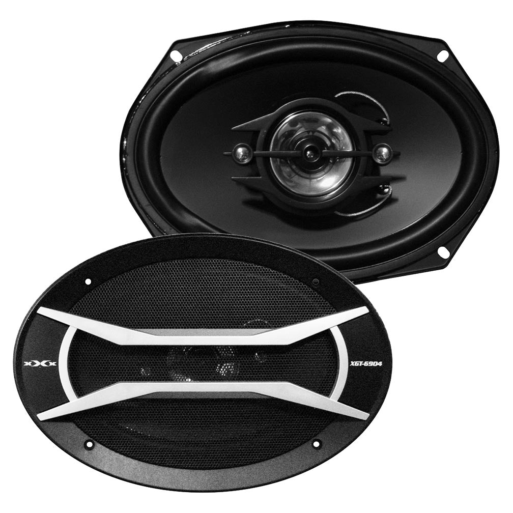Audiopipe XGT6904 Speaker 6x9 4-way Xxx; 500w; Butyl Surrnd