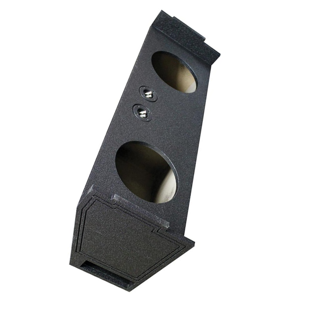 Rockville REC96 Dual 10" Ported Subwoofer Enclosure, Bed Liner Finish, Precision-Built, Space-Saving, for GM/Chevy SUV Audio Systems