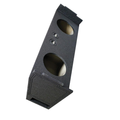 Rockville REC96 Dual 10" Ported Subwoofer Enclosure, Bed Liner Finish, Precision-Built, Space-Saving, for GM/Chevy SUV Audio Systems